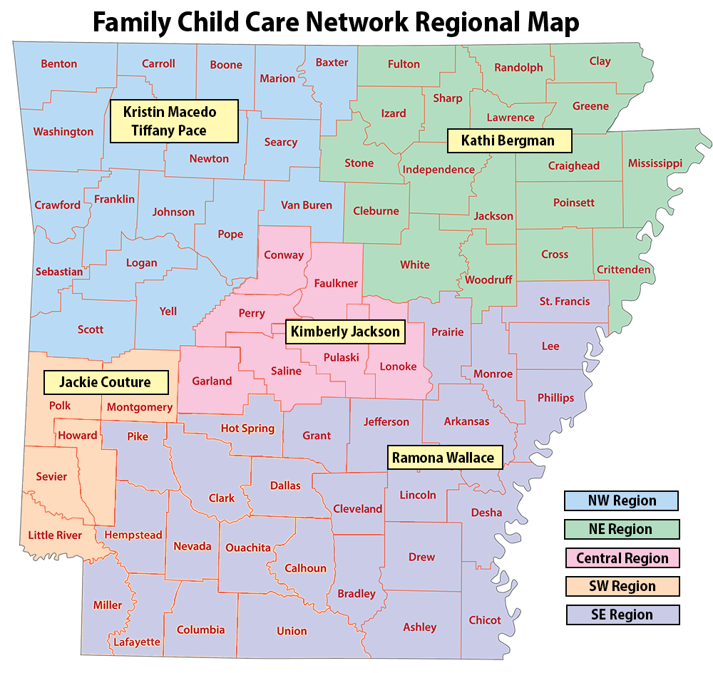 FCCN Regional Map