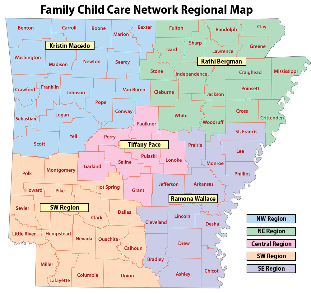 FCCN Regional Map