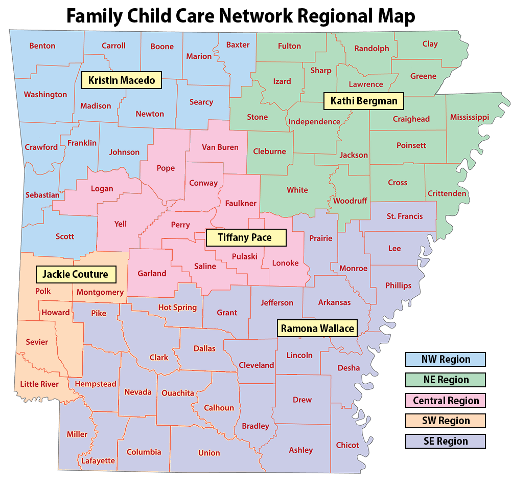 FCCN Regional Map